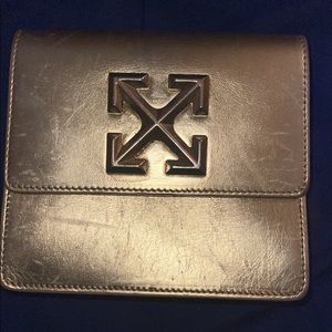 Off White Gold Wallet Bag
